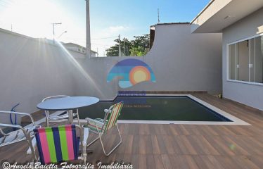 Casa lado praia com 3 dormitórios à venda, 145 m² por R$ 750.000 – Jardim Ribamar – Peruíbe/SP